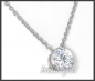 Preview: Gold Collier mit 1,25ct Brillant, Top Wesselton, Si1-2